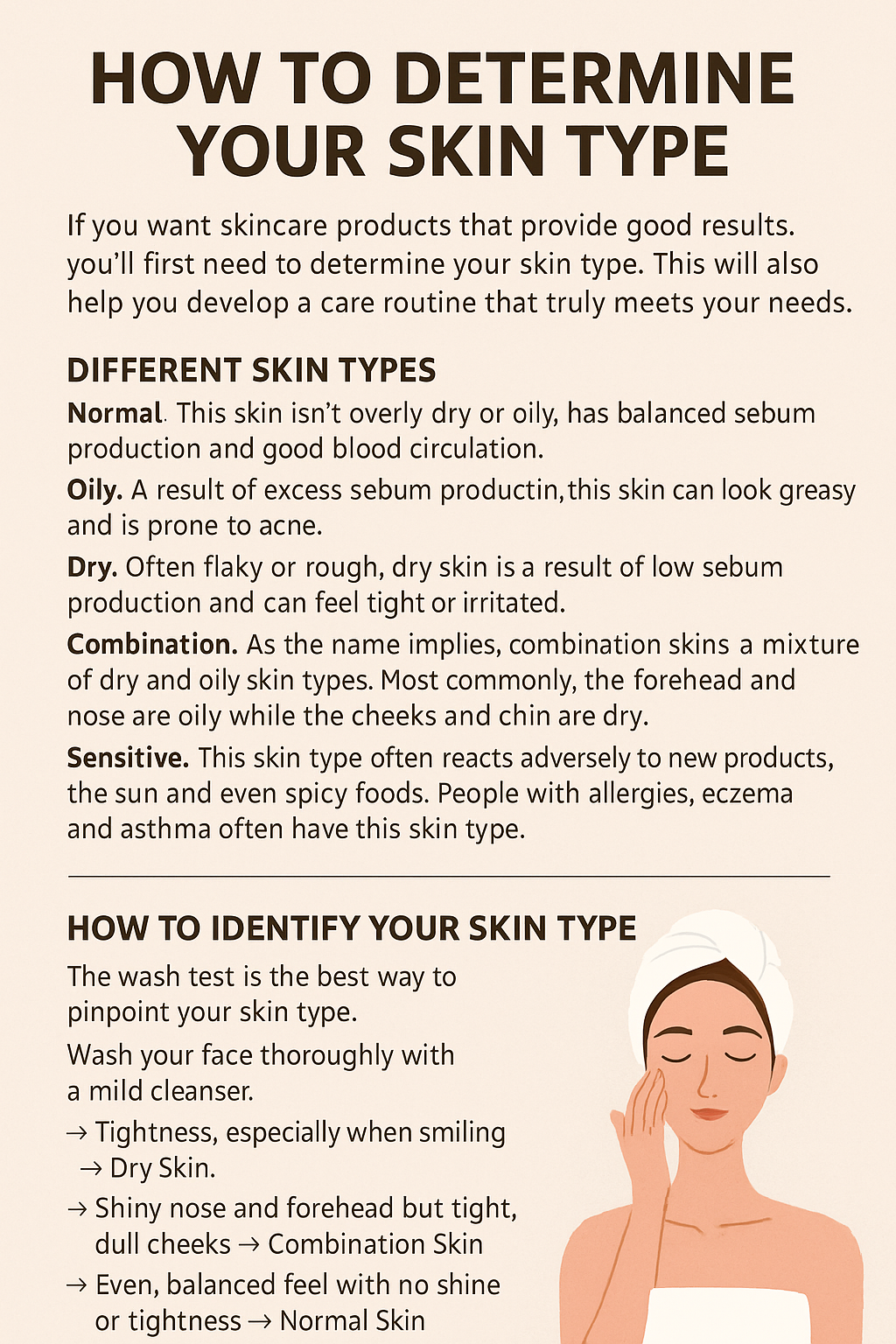 How to Determine Your Skin Type